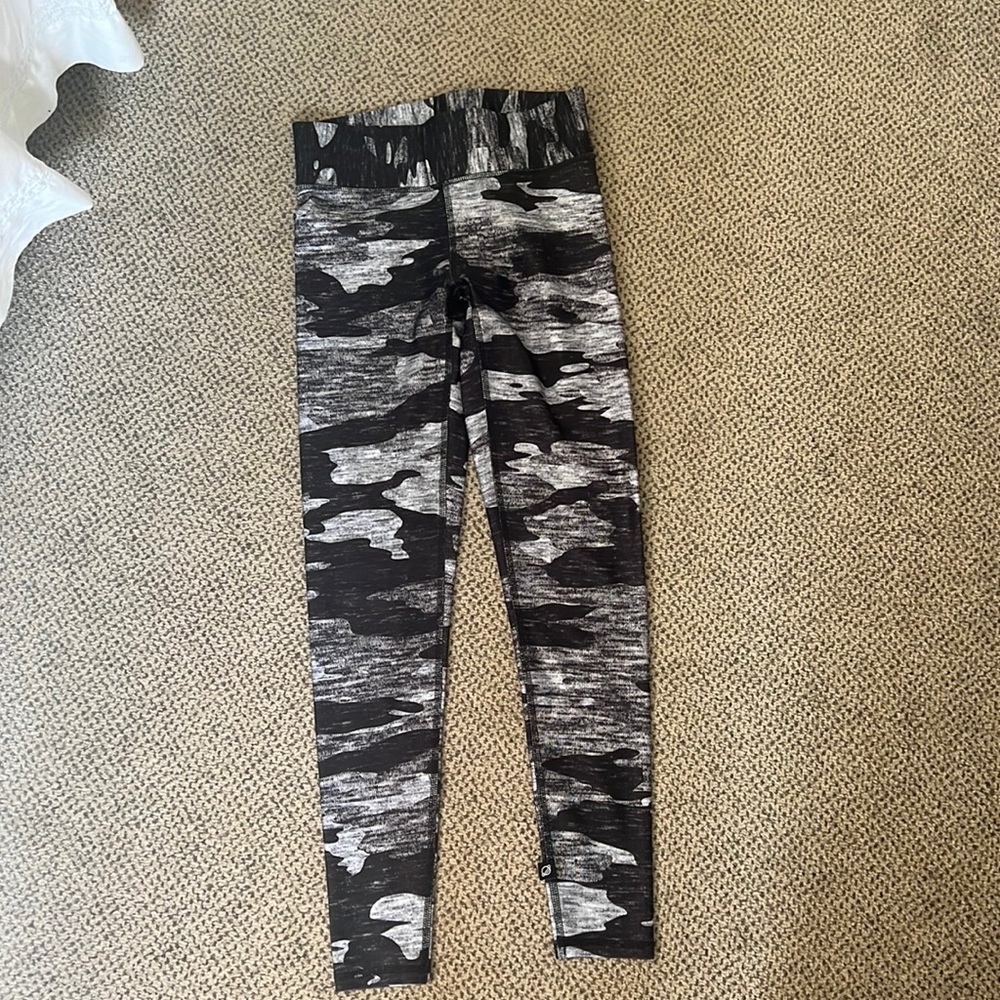 Terez grey workout leggings / tights size Small